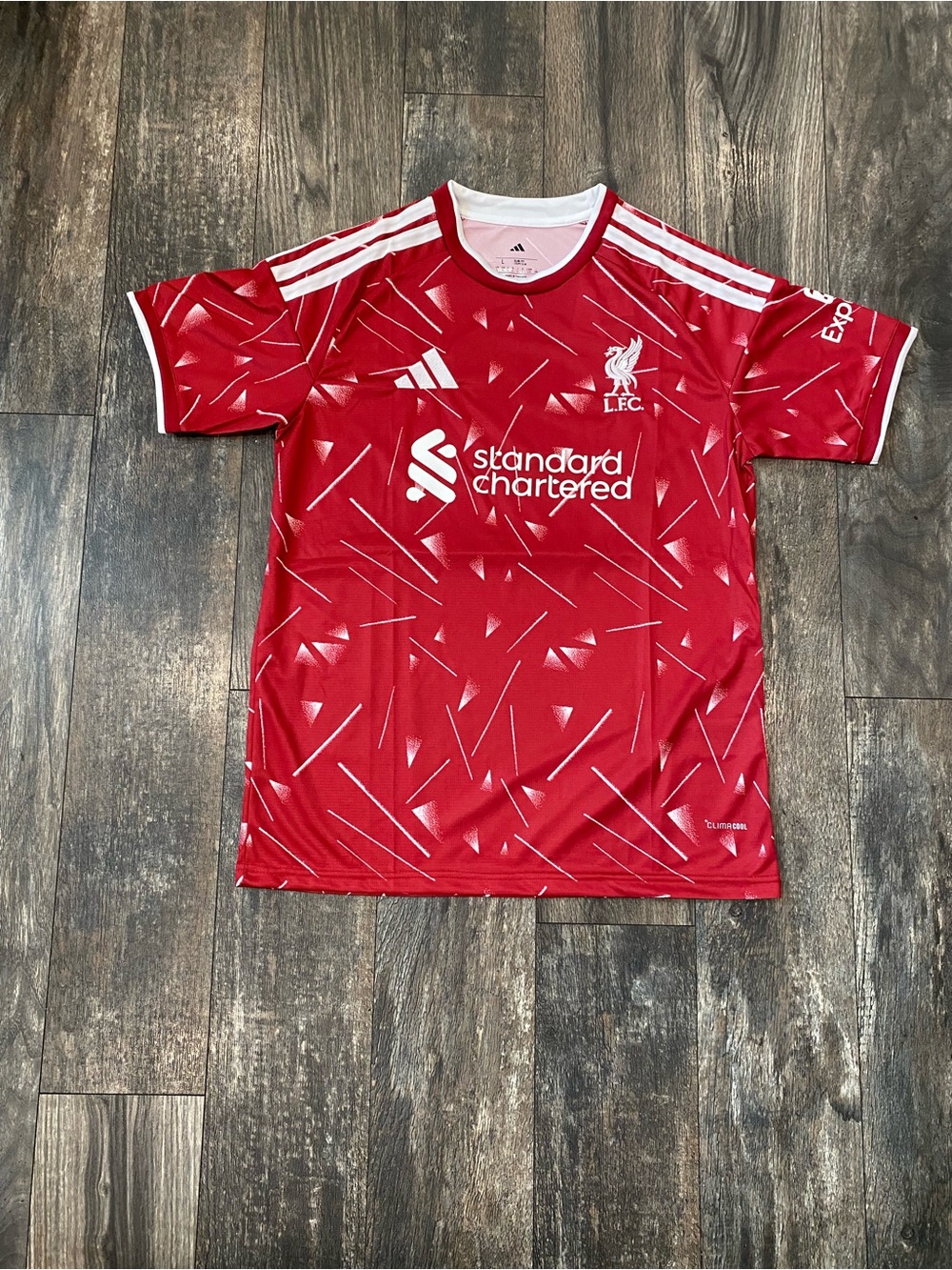 adidas Kids Red Liverpool FC Short-Sleeve Soccer Jersey